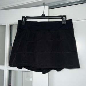 Lululemon Athletica Black Skirt - Pace Rival skirt